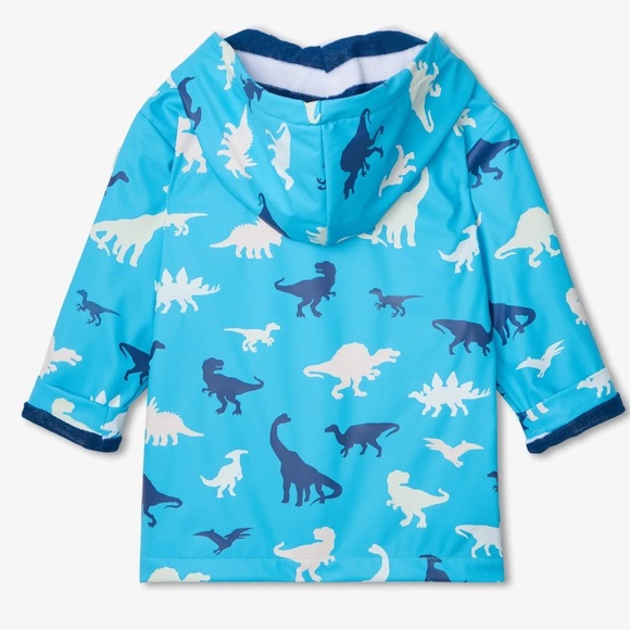 NWT Hatley Colour Changing Dinosaur Rain Jacket Coat, Size 2T - NEW! - Picture 8 of 8
